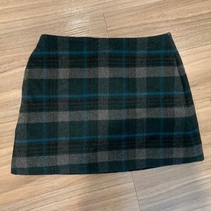 Uniqlo wool blend mini skirt